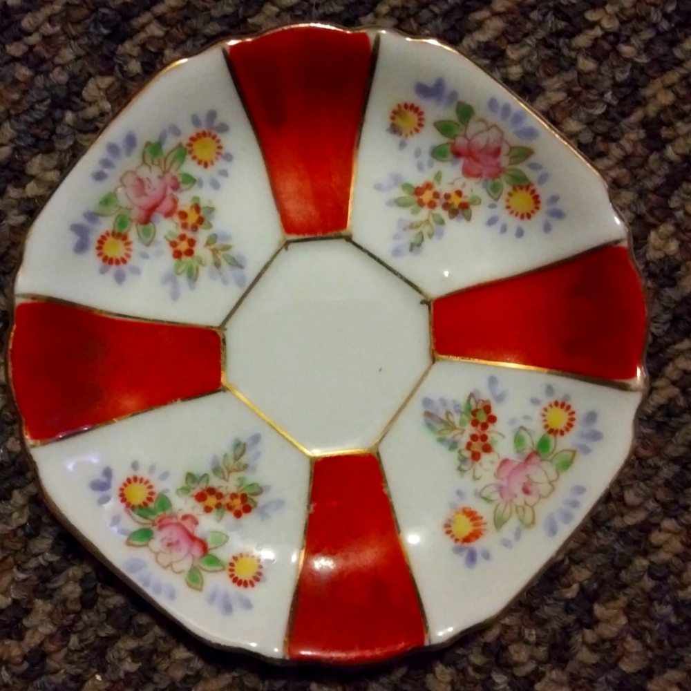 Trinket Porcelain Dish Made in Occupied Japan